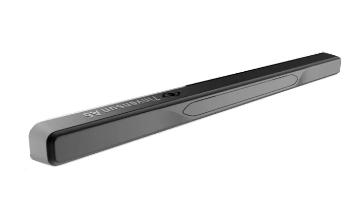 Eye tracker 7invensun aSee A6 zamontowany pod ekranem