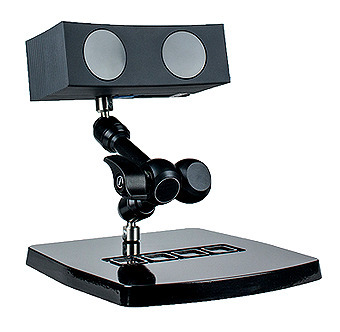 Eye tracker LiveTrack Lightning zamontowany pod monitorem