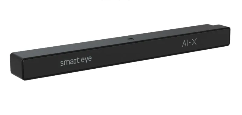 Eye tracker Smart Eye AI-X zamontowany pod monitorem
